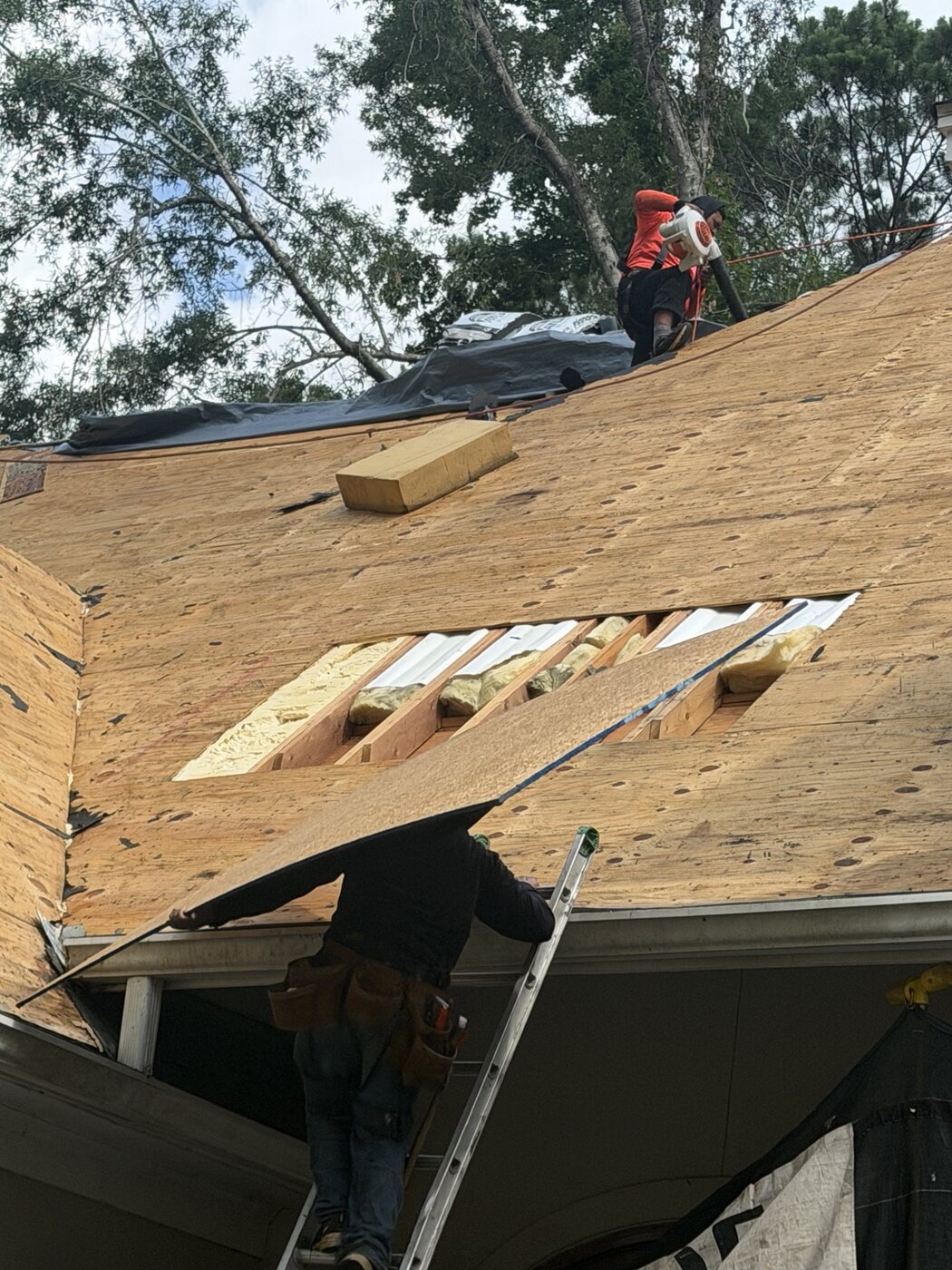 Decking work in progress